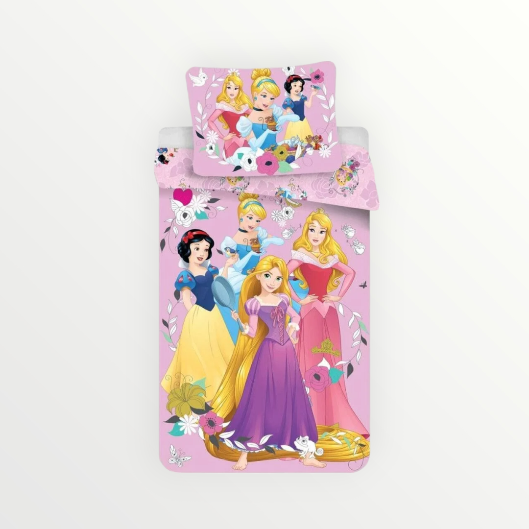 Disney Princess dekbedovertrek – katoen - Beddengoedparadijs